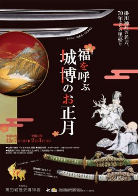 「福を呼ぶ城博のお正月」担当学芸員によるスライドレクチャー