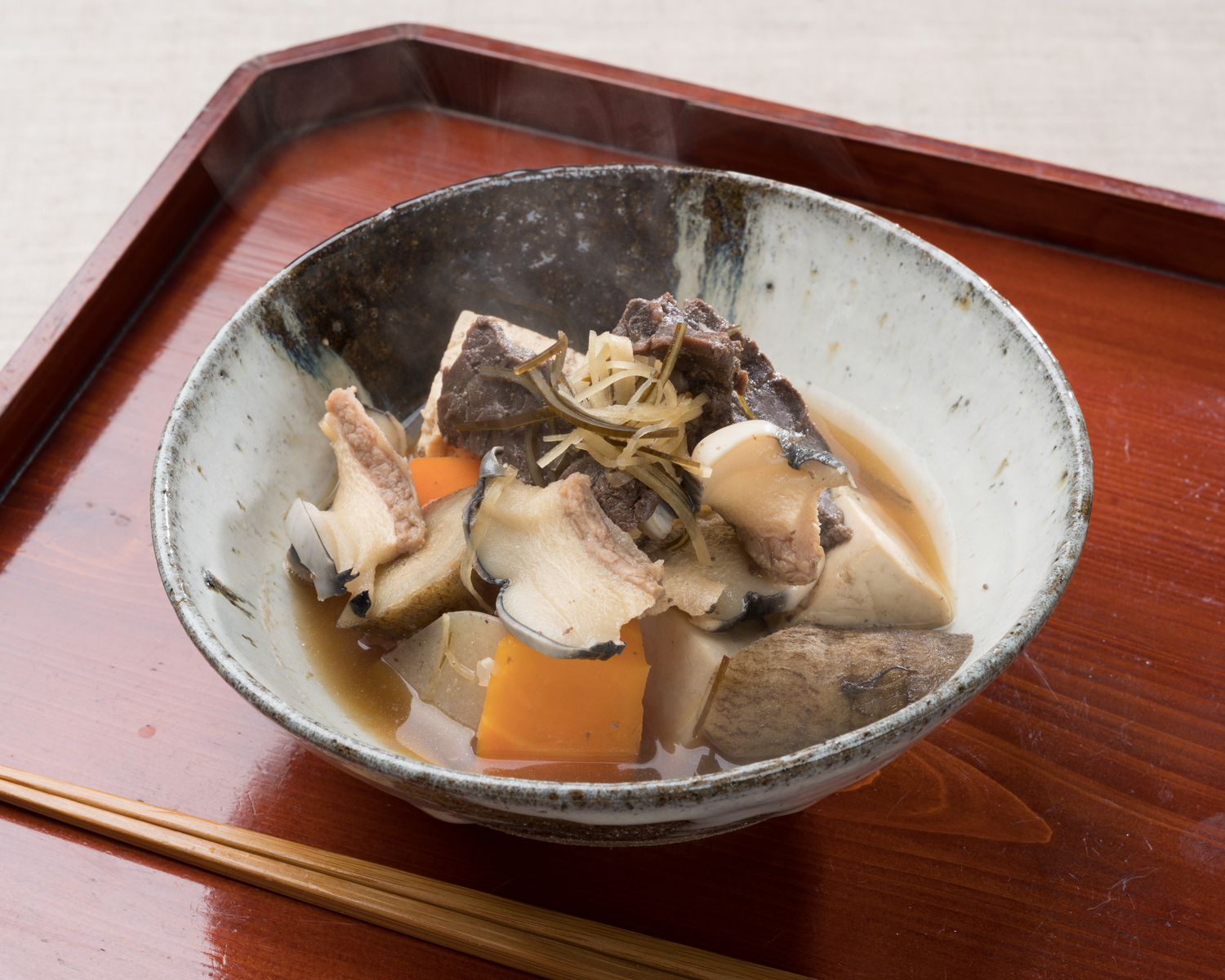 おうちで料理教室　土佐の食文化～年越しの煮物「鯨のすき焼き」編～