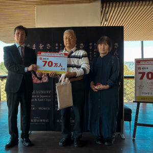 70万人記念セレモニーを開催しました